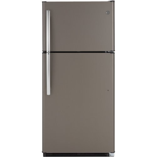 GE - 18.2 Cu. Ft. Top-Freezer Refrigerator-Front_Standard 