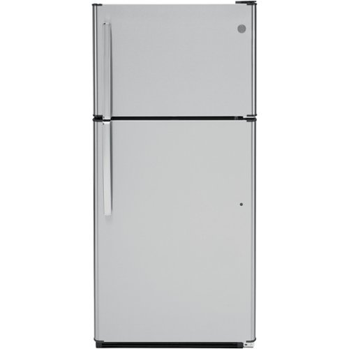 GE - 18.2 Cu. Ft. Top-Freezer Refrigerator-Front_Standard 