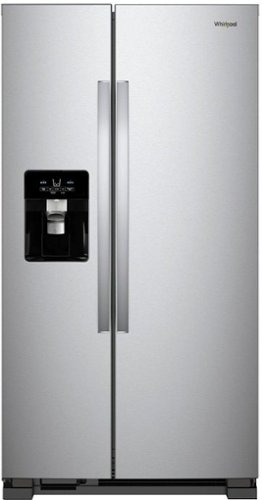 Photos - Fridge Whirlpool  24.5 Cu. Ft. Side-by-Side Refrigerator - Stainless Steel WRS55 