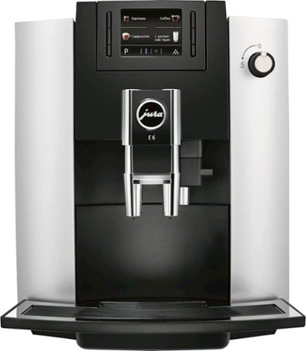  Jura - E6 Espresso Machine with 15 bars of pressure - Platinum
