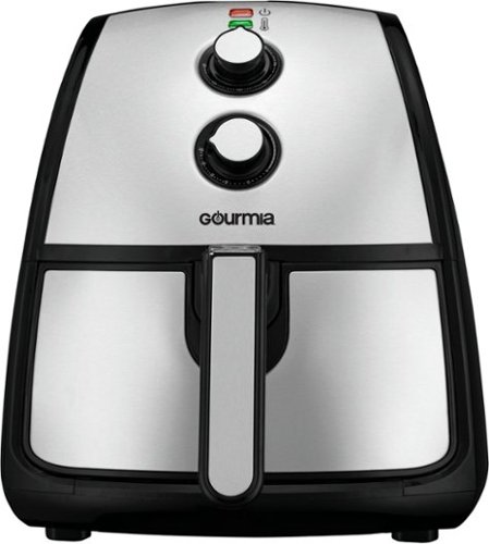 Gourmia - 5 qt. Analog Air Fryer - Stainless Steel