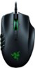 Razer - Naga Trinity Wired Optical Gaming Mouse with Interchangeable Side Plates in 2, 6, 12 Button Configurations - Wired - Black-Front_Standard