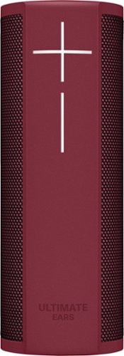 Ultimate Ears - BLAST Smart Portable Wi-Fi and Bluetooth Speaker with Alexa - Merlot-Front_Standard 