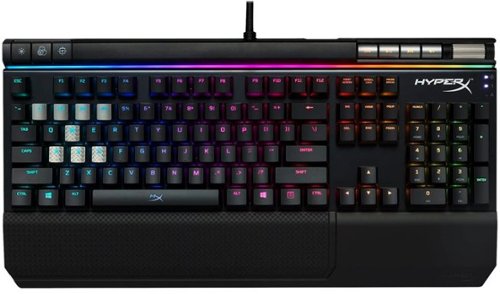  HyperX - Alloy Elite RGB Wired Gaming Mechanical Cherry MX Brown Switch Keyboard with RGB Backlighting - Black