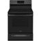 Frigidaire - Gallery 5.4 Cu. Ft. Self-Cleaning Freestanding Electric Convection Range - Black-Front_Standard