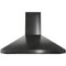 GE - 30 inches - Convertible - Wall Range Hood - Black Stainless Steel-Front_Standard