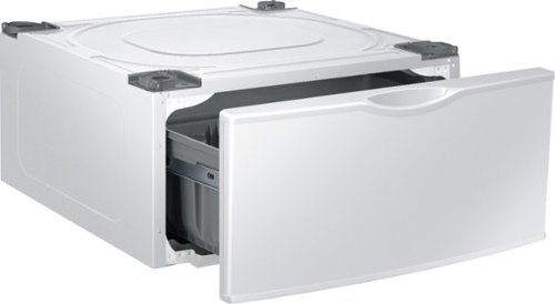  Samsung - 27&quot; Washer/Dryer Laundry Pedestal - White
