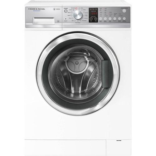 Fisher & Paykel - 2.4 Cu. Ft. Stackable Front Load Washer - White