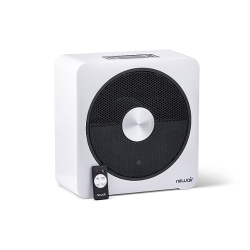 NewAir - Whole Room Heater, Whisper Quiet with 4 Critical Safety Features - heats up to 250 sq. ft - White-Front_Standard 