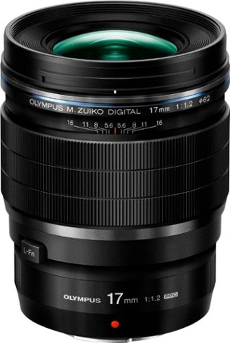 M.Zuiko 17mm f/1.2 PRO Wide-Angle Lens for Olympus PEN-F - Black