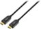 Rocketfish™ - 100' 4K UltraHD/HDR In-Wall Rated Active Fiber Optical HDMI Cable - Black-Front_Standard