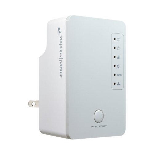 Amped Wireless - AC Dual-Band Wi-Fi Range Extender - White-Front_Standard 
