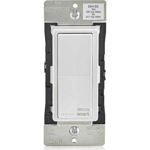 Leviton - Decora Smart™ Switch with HomeKit™ Technology - White-Front_Standard 