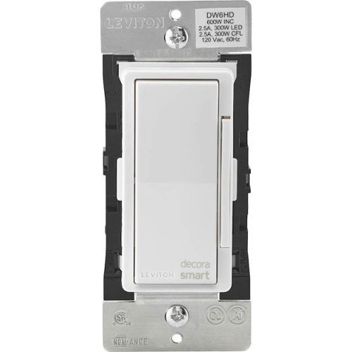  Leviton - Decora Smart Wi-Fi Dimmer - White