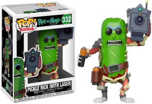  Funko - POP! Animation: Rick and Morty Pickle Rick with Laser - Green