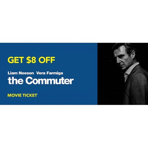  Atom Tickets - The Commuter $8 Off Movie Ticket [Digital]