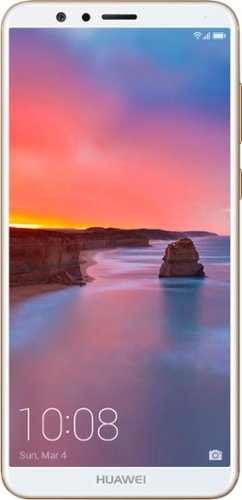 Huawei - Mate SE 4G LTE with 64GB Memory Cell Phone (Unlocked) - Gold-Front_Standard 