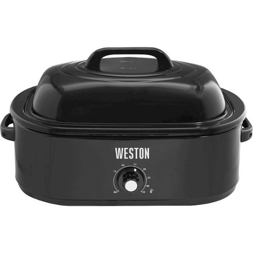 Weston - 18-Quart Electric Roaster Oven - Black