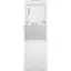 Front. GE - 2.3 Cu. Ft. Top Load Washer and 4.4 Cu. Ft. Electric Dryer Laundry Center - White.