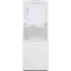 Front. GE - 3.8 Cu. Ft. Top Load Washer and 5.9 Cu. Ft. Gas Dryer Laundry Center - White.