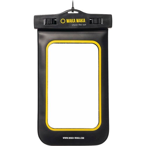  WakaWaka - Water-Resistant Pouch - Black/Yellow/Transparent