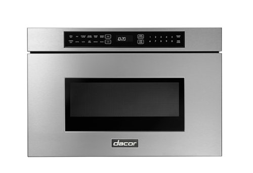 "Dacor - 24"" 1.2 Cu. Ft. Built-In Microwave Drawer with Multi-Sequence Cooking and Smart Moisture Sensor - Silver Stainless Steel"