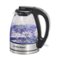 Hamilton Beach - 1L Glass Electric Kettle - Stainless Steel-Front_Standard