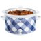 Hamilton Beach - 3qt Slow Cooker - Blue Gingham-Front_Standard