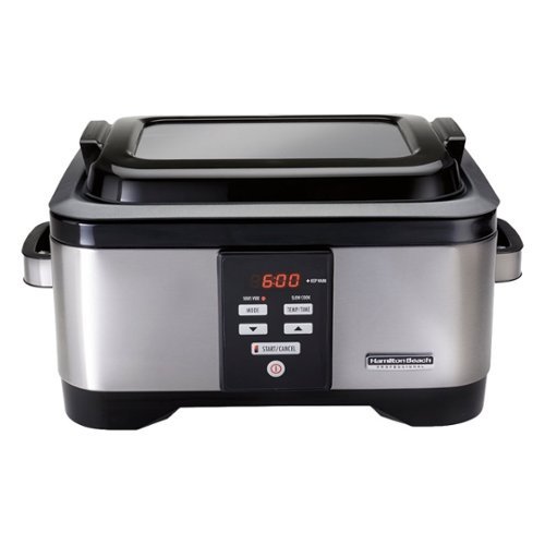 Hamilton Beach - 6qt Slow Cooker - Stainless Steel-Front_Standard 