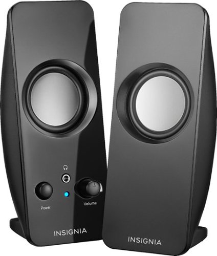 Insignia™ Speakers - Black WORLDWIDE DELIVERY