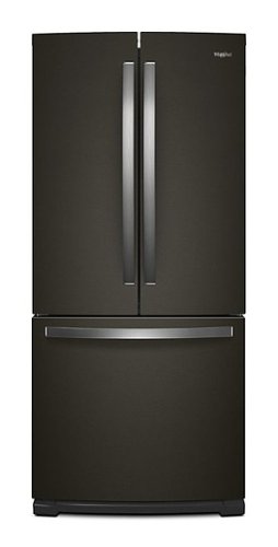Whirlpool - 19.7 Cu. Ft. French Door Refrigerator - Fingerprint Resistant Black Stainless