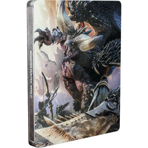  Capcom - SteelBook Monster Hunter World 1-Disc Blu-ray Case - Silver/Gray/Blue/White