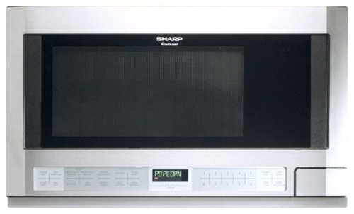 Sharp - 1.5 Cu. Ft. Built-In Microwave with Sensor Cooking - Stainless Steel
