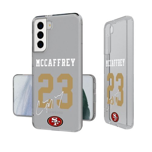Keyscaper - NFL - Christian McCaffrey San Francisco 49ers Galaxy Clear Case - S24 - Multicolor-Front_Standard 