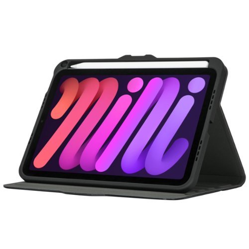 Targus VersaVu Slim Antimicrobial Case for Apple iPad mini (A17 Pro) and iPad mini (6th generation 2021) - Black BUY IN MIDDLE EAST