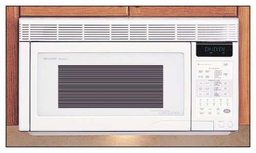  Sharp - 1.1 Cu. Ft. Convection Over-the-Range Microwave with Sensor Cooking - White