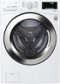 LG - 4.5 Cu. Ft. High-Efficiency Stackable Smart Front Load Washer with Steam and 6Motion Technology - White-Front_Standard 