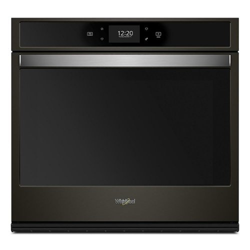 Whirlpool - 27" Built-In Single Electric Convection Wall Oven - Black stainless steel