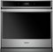Whirlpool - 30" Built-In Single Electric Convection Wall Oven - Stainless Steel-Front_Standard