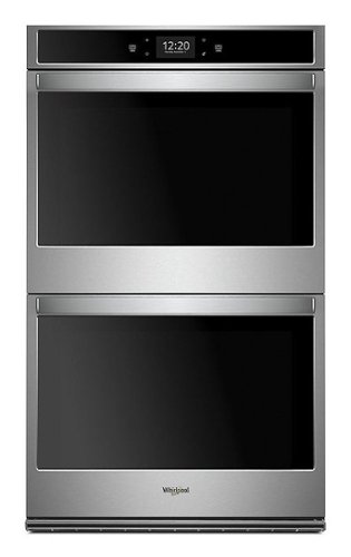 Whirlpool - 30" Built-In Electric Convection Double Wall Oven with Air Fry when Connected - Stainless steel