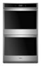 Whirlpool - 30" Built-In Electric Convection Double Wall Oven with Air Fry when Connected - Stainless Steel-Front_Standard
