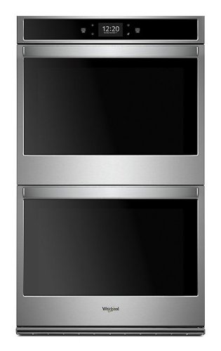 Whirlpool - 27" Built-In Double Electric Convection Wall Oven - Stainless steel