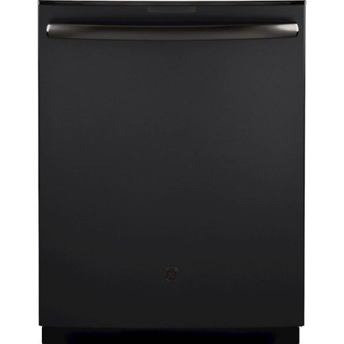 GE - Profile™ Series 24" Top Control Tall Tub Built-In Dishwasher - Black Slate-Front_Standard 