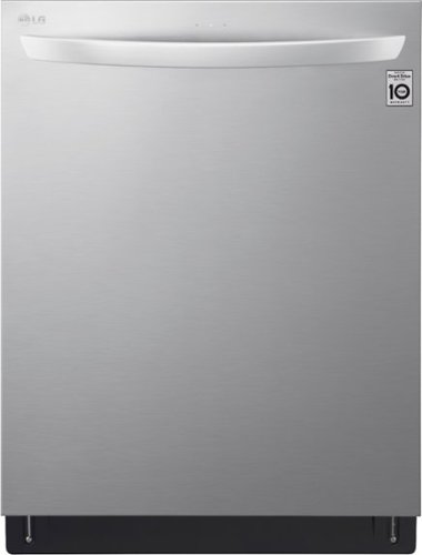  LG - 24&quot; Top Control Smart Built-In Stainless Steel Tub Dishwasher with 3rd Rack, TrueSteam, and 42 dba - Stainless Steel