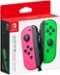 Joy-Con (L/R) Wireless Controllers for Nintendo Switch - Neon Pink/Neon Green-Front_Standard 