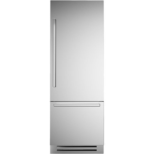 Bertazzoni - Professional Series 14 Cu. Ft. Bottom-Freezer Built-In Refrigerator - Stainless steel
