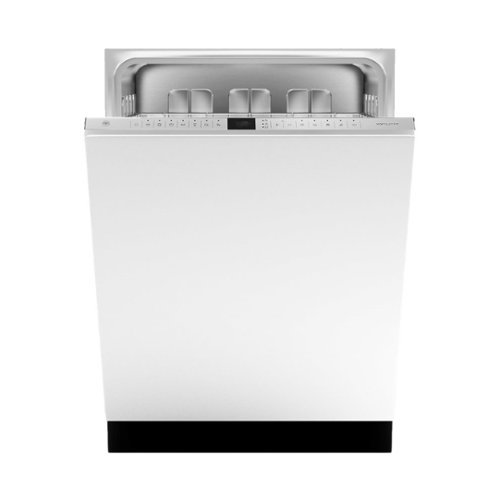 Bertazzoni - 24" Front Control Built-In Dishwasher with Stainless Steel Tub - Stainless steel