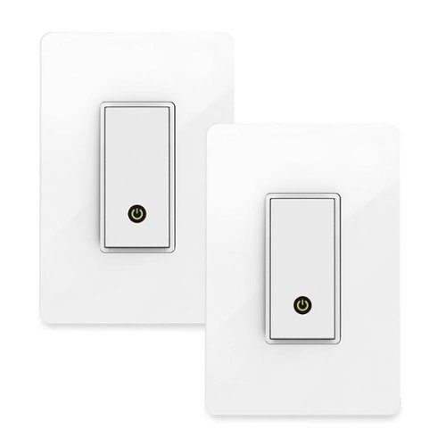 WeMo - Wi-Fi Smart Light Switch (2-Pack) - White