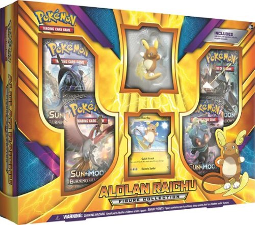  Pokmon - Alolan Raichu Figure Collection Trading Cards