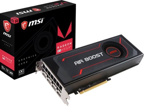  MSI - AMD Radeon RX Vega 56 Air Boost OC 8GB HBM2 PCI Express 3.0 Graphics Card - Black/Red